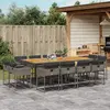 Image de vidaXL Ensemble à manger de jardin 13 pcs