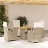 Image de Ensemble à manger jardin vidaXL - Beige