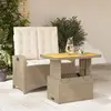 Image de Ensemble à manger de jardin 2 pcs - Beige