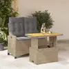 Image de VIDAXL Ensemble à manger de jardin 2 pcs - Beige