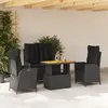 Image de vidaXL Ensemble de salle à manger avec coussins