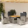 Image de Ensemble à manger VIDAXL - Gris