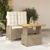 Image de VIDAXL Ensemble Salon de Jardin 2 pcs - Beige