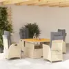 Image de VIDAXL Ensemble à manger de jardin - Beige