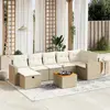 Image de VIDAXL Salon de jardin 8 pcs - Beige