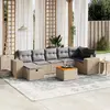 Image de vidaXL Salon de jardin 8 pcs - Beige