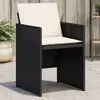 Image de vidaXL Chaises de jardin avec coussins - Lot de 4