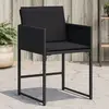 Image de vidaXL Chaises de jardin avec coussins - Résine tressée