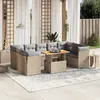 Image de vidaXL Salon de jardin 10 pièces beige