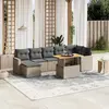 Image de Salon de jardin vidaXL - Gris