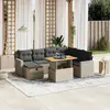 Image de vidaXL Salon de jardin 8 pcs avec coussins - Gris