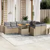 Image de Salon de jardin VidaXL - 10 pièces - Beige