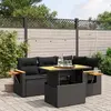 Image de VIDA XL Salon de jardin 5 pcs avec coussins