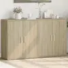 Image de vidaXL Buffets 2 pcs chêne sonoma - 60x31x70 cm