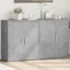 Image de vidaXL Buffets 2 pièces - Gris Béton