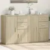 Image de vidaXL Buffet 2 Pièces - Chêne Sonoma, Bois d'Ingénierie