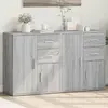 Image de vidaXL Buffets 2 pcs sonoma gris bois d'ingénierie