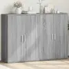 Image de VidaXL Buffets 2 pcs - Sonoma gris