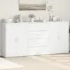 Image de vidaXl Buffets 3 pièces bois d'ingénierie - Blanc