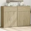 Image de VidaXL Buffets 2 Pcs Chêne Sonoma 60x30x84 cm