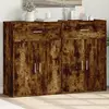Image de vidaXL Buffets 2 pcs - Chêne fumé 60x30x84 cm
