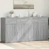 Image de VIDAXL Buffet noir 79x38x80 cm - Lot de 2