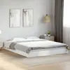 Image de vidaXL Cadre de lit sans matelas blanc 160x200 cm bois d'ingénierie
