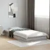 Image de vidaXL Cadre de lit sans matelas sonoma gris 75x190 cm