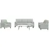 Image de VidaXL Ensemble 4 Canapés - Velours Gris