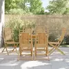 Image de Vidaxl Chaises pliables de jardin - Bambou (lot de 6)