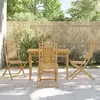 Image de vidaXL Ensemble à manger jardin 5 pcs - Bambou