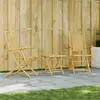 Image de vidaXL Ensemble de bistro 3 pcs bambou