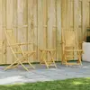 Image de vidaXL Ensemble de bistro 3 pcs - Bambou naturel