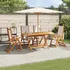 Image de vidaXL Ensemble 5pcs acacia