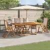 Image de vidaXL Ensemble à manger de jardin - Bois d'acacia