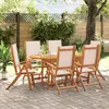 Image de vidaXL Ensemble à Manger de jardin bois d'acacia