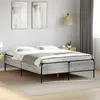Image de vidaXL Cadre de lit sans matelas sonoma gris 150x200 cm