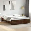 Image de vidaXL Cadre de lit sans matelas chêne marron 200x200 cm