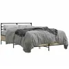 Image de vidaXL Cadre de lit sans matelas chêne sonoma 120x190 cm