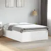 Image de vidaXL Cadre de lit sans matelas blanc 135x190 cm