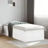 Image de vidaXL Cadre de lit sans matelas blanc 75x190 cm