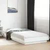 Image de vidaXL Cadre de lit sans matelas blanc 90x190 cm