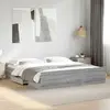 Image de vidaXL Cadre de lit avec tiroirs sans matelas sonoma gris 180x200 cm