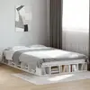 Image de vidaXL Cadre de lit sans matelas blanc 120x200 cm
