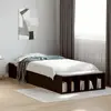 Image de vidaXL Cadre de lit sans matelas noir 90x190 cm