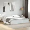 Image de vidaXL Cadre de lit avec tiroirs sans matelas blanc 180x200 cm