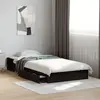 Image de vidaXL Cadre de lit avec tiroirs sans matelas noir 90x190 cm
