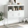 Image de vidaXL Buffet Blanc - 100.5 x 39 x 107 cm