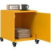 Image de VidaXL Tables de Chevet - Jaune Moutarde