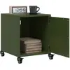 Image de vidaXL Tables de Nuit 2 pcs - Vert Olive